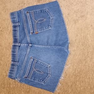 Levi’s Vintage 80's orange tab cut off shortie shorts